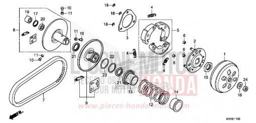 DRIVEN FACE SH125ADE de 2014